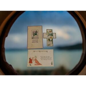 Postcards Easter and Cross Vintage Early 1900's Set of 3